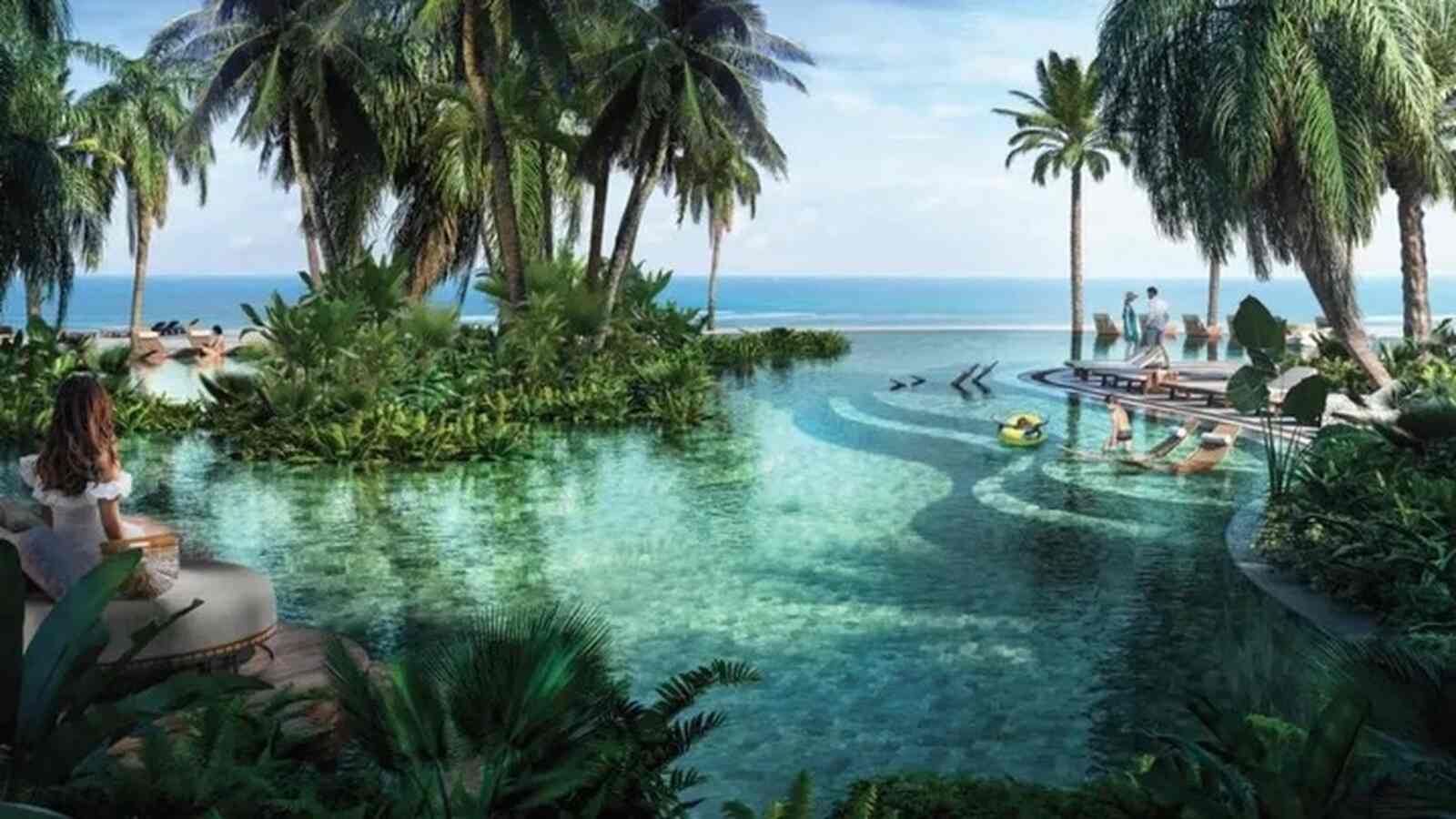 Piscina del nuevo hotel de lujo de Jumeirah