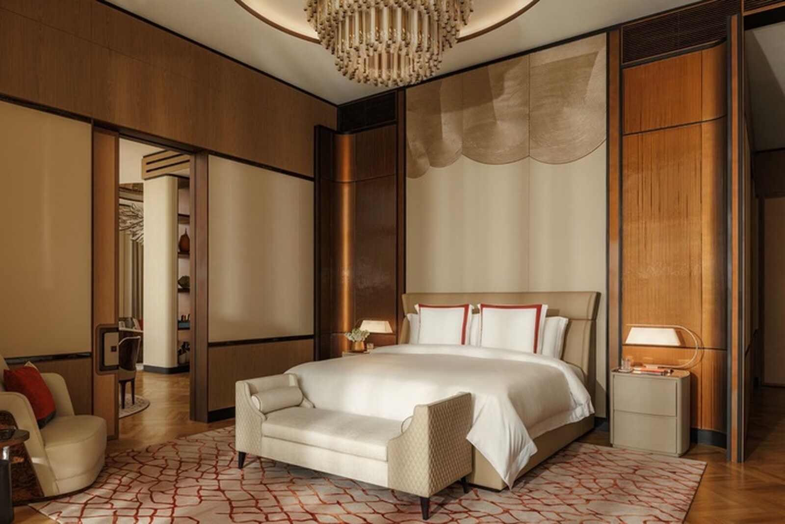 Habitaci&oacute;n de la Suite Royal del nuevo hotel Jumeirah de Dub&aacute;i