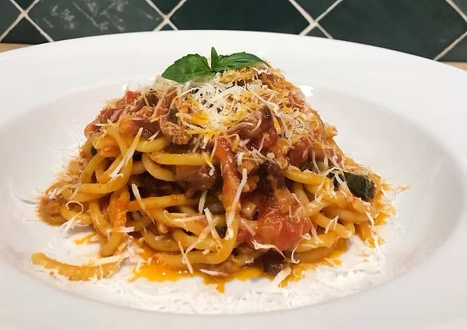 Plato de pasta de Matteo