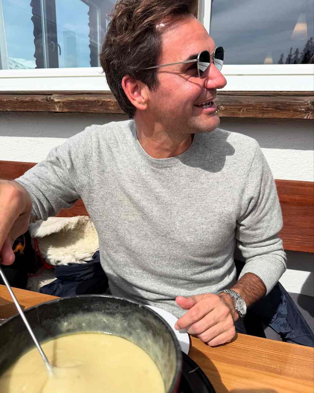 roger federer foto nuevo rolex
