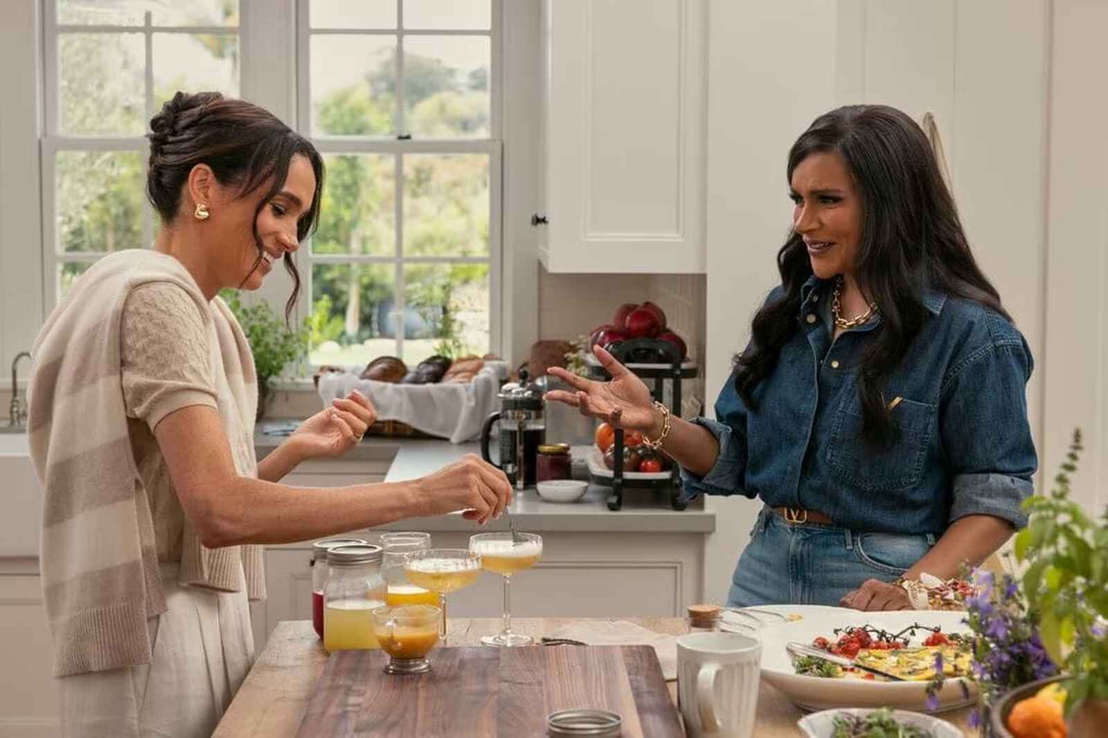 Meghan Markle en su cocina 