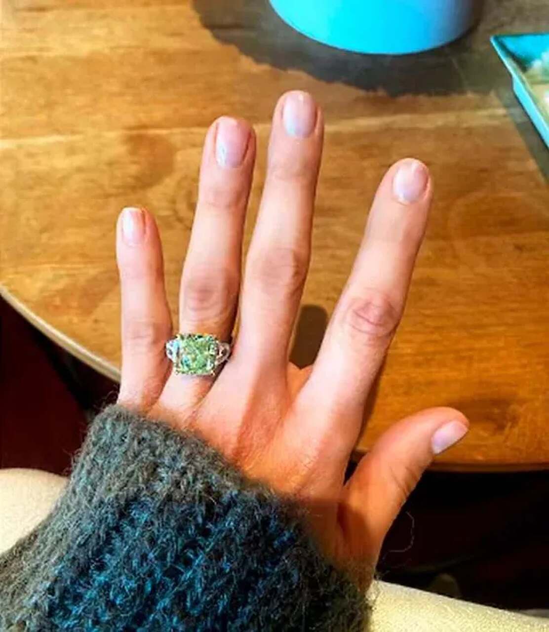 anillo de compromiso Jlo