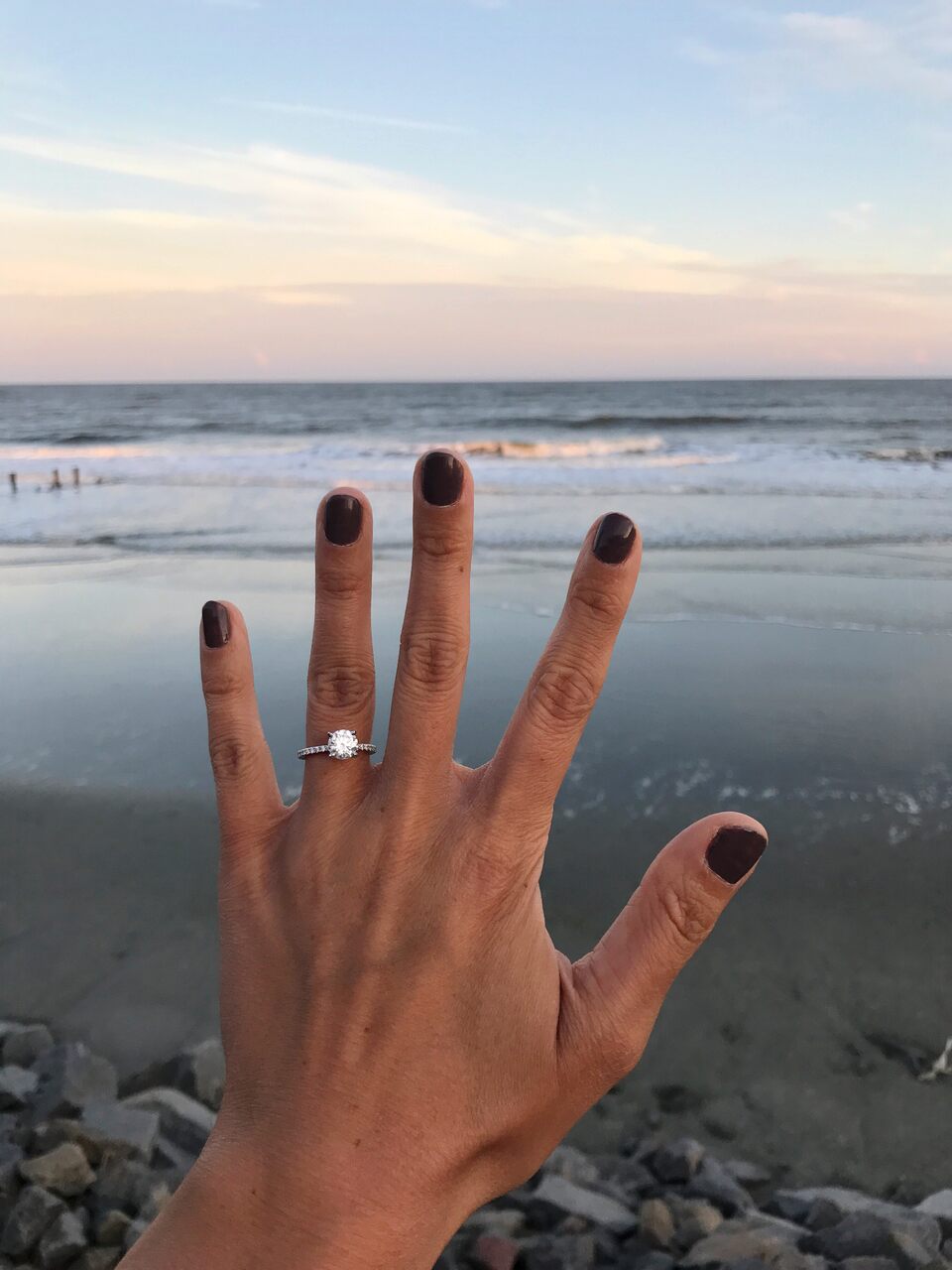 anillo solitario diamante