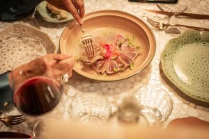 Atún crudo del restaurante Azahara