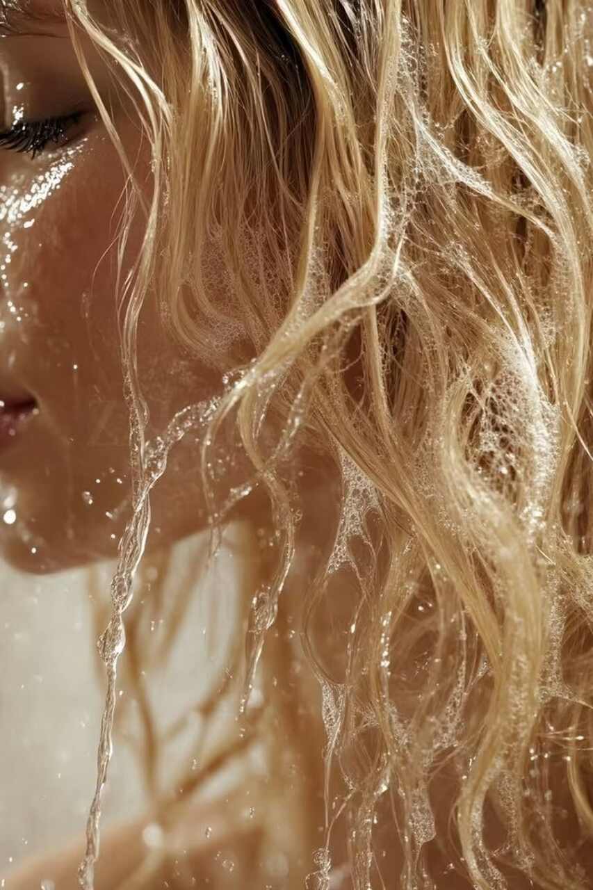 glossy hair tiktok