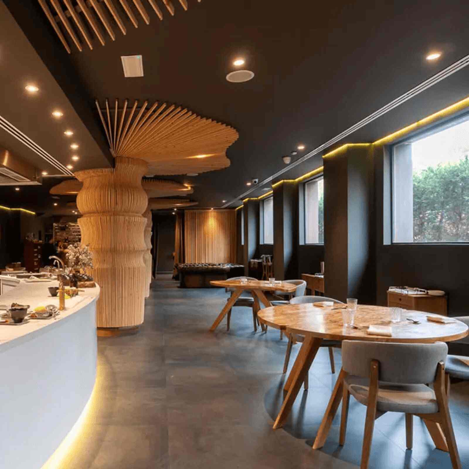 Comedor del restaurante Montía