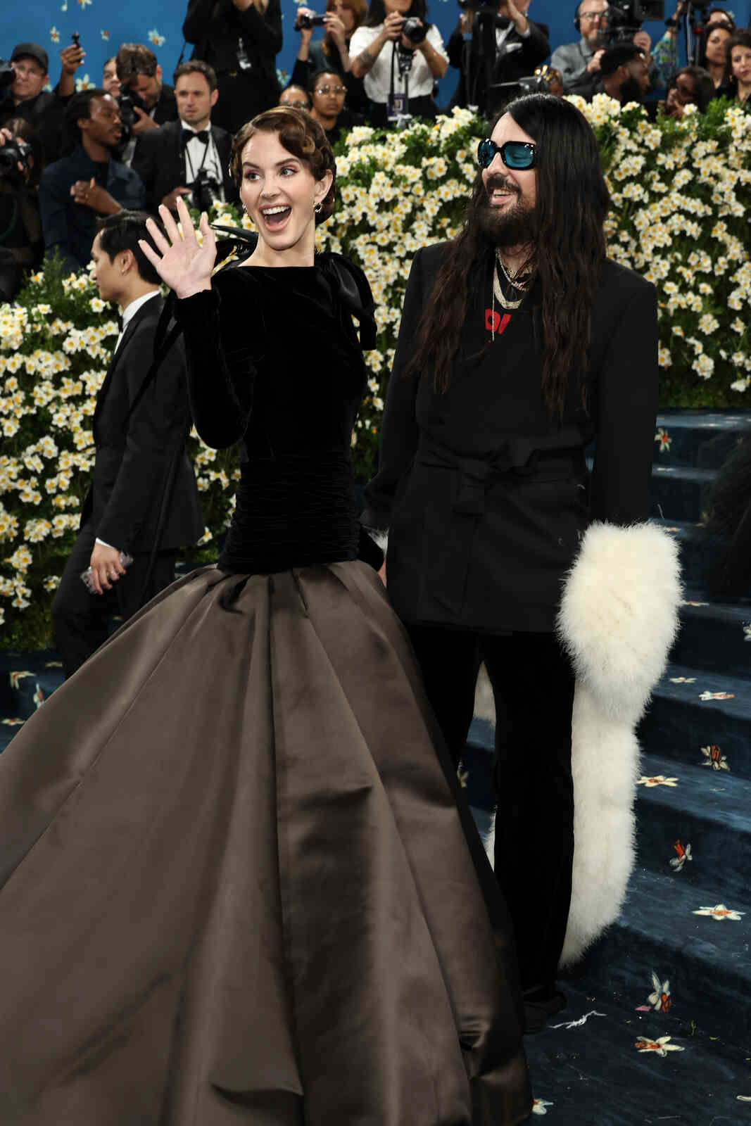 Lana del Rey y Alessando Michele en la MET Gala 2025