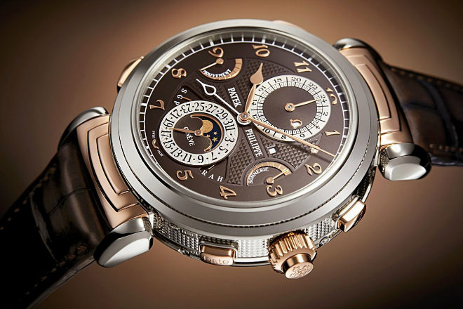Patek Phillipe en marr&oacute;n