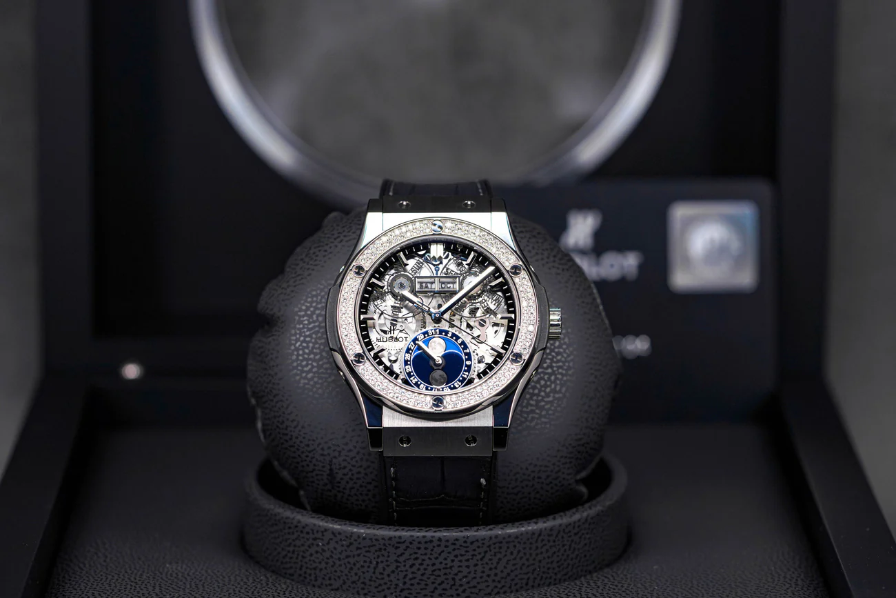 Reloj con diamantes de Hublot