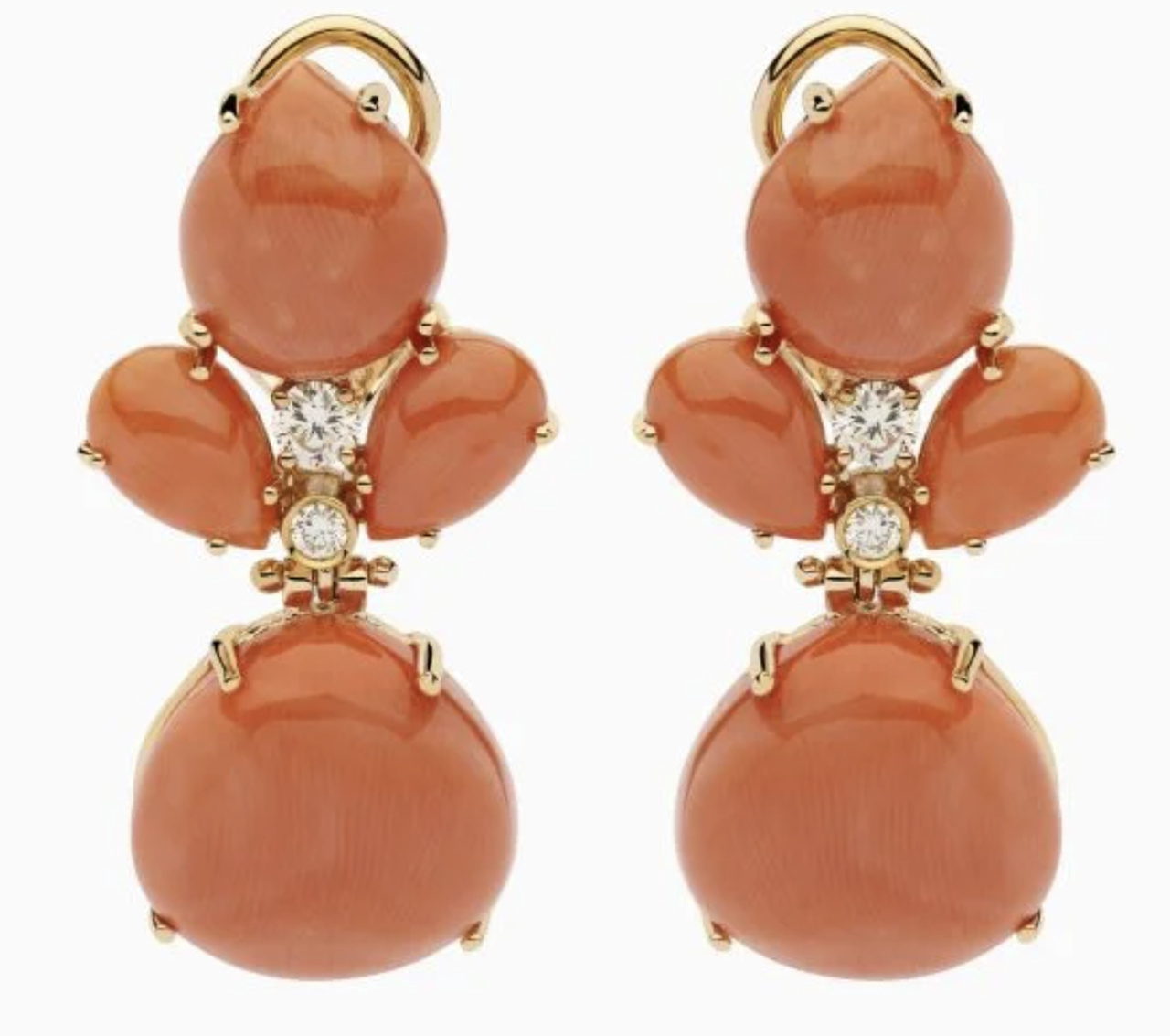Pendientes flor