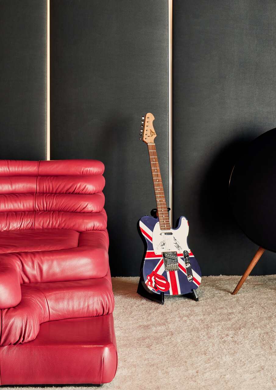 colecci&oacute;n de arte guitarra de rock