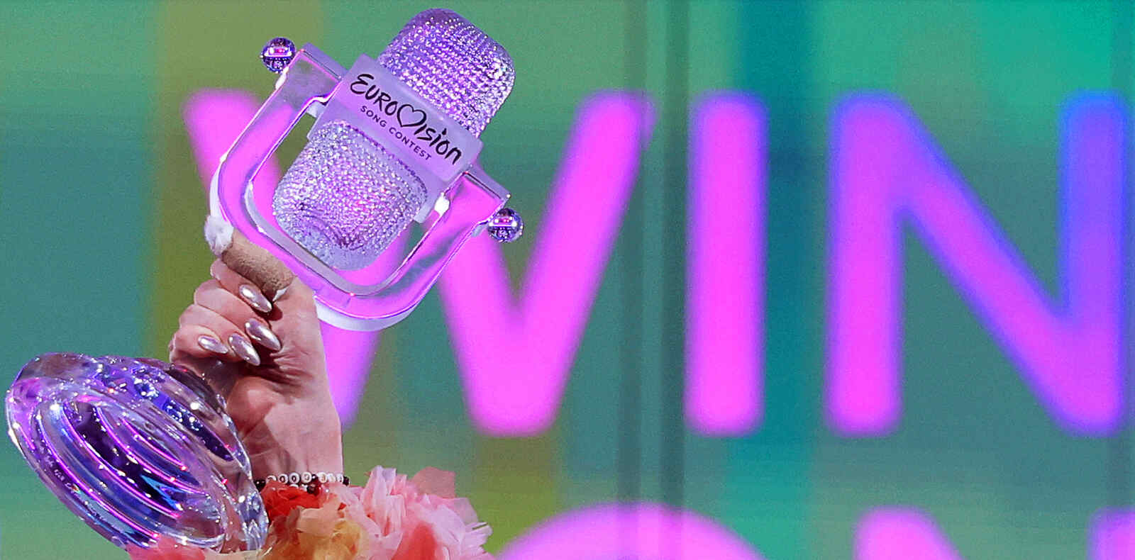 Micr&oacute;fono de cristal de Eurovisi&oacute;n