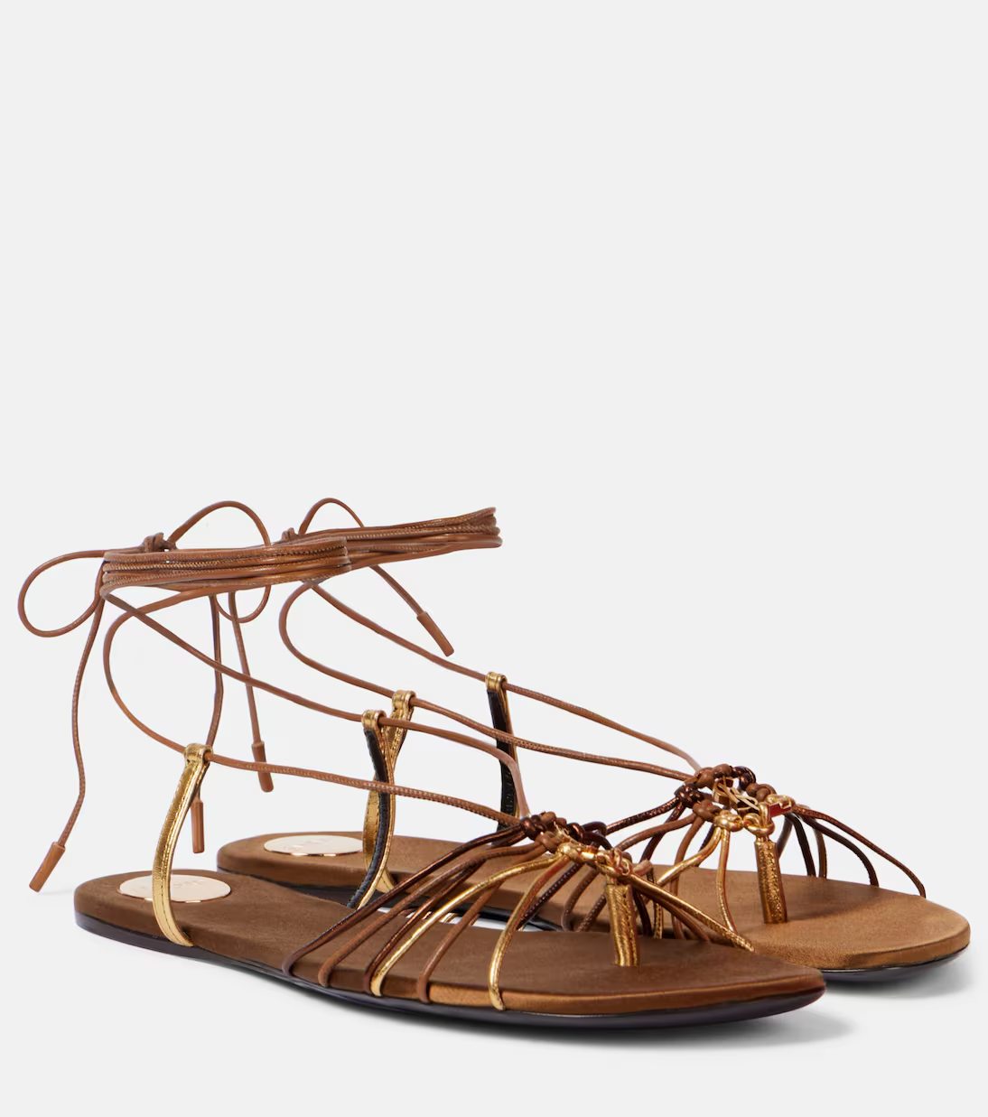 Sandalias romanas de Saint Laurent, Sof&iacute;a Palazuelo