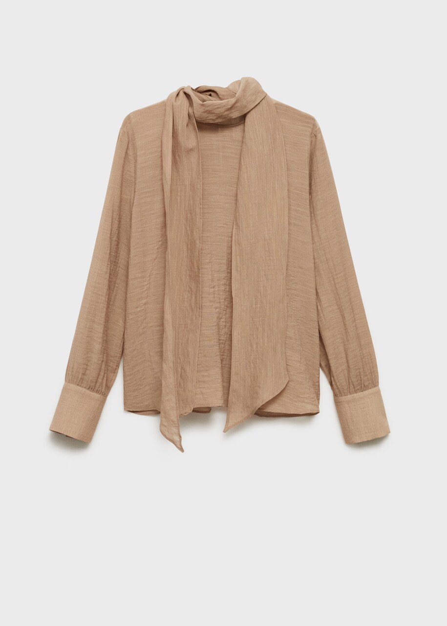 blusa lazada al cuello