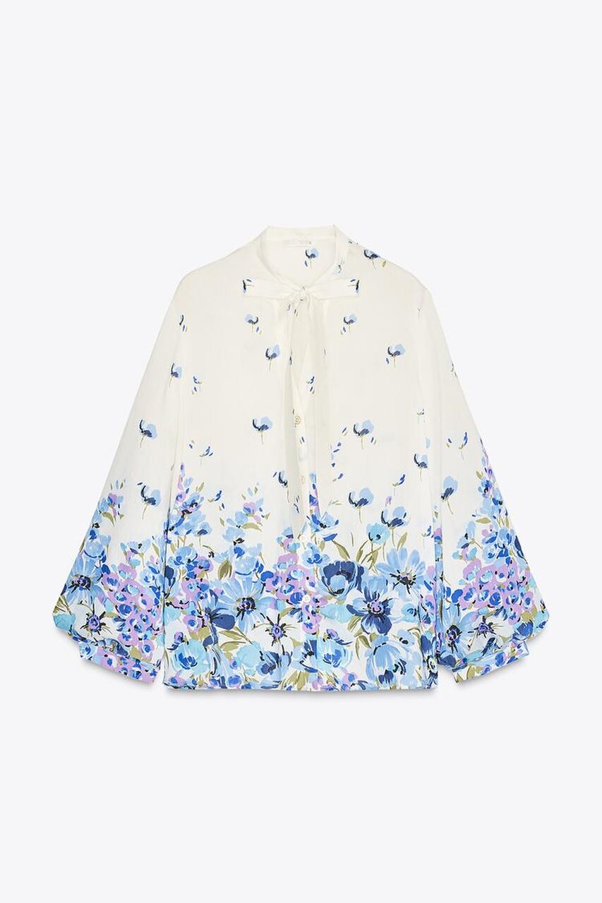 blusa lazada al cuello