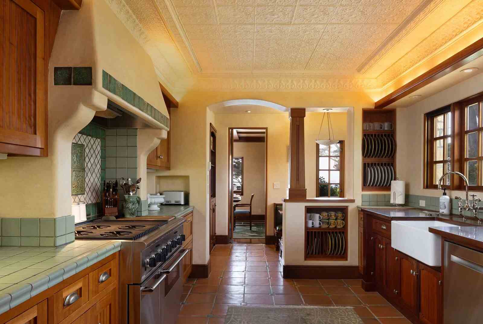 Cocina de la mansi&oacute;n de Clint Eastwood