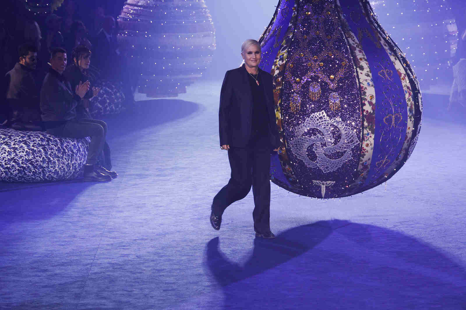Maria Grazia Chiuri en un desfile
