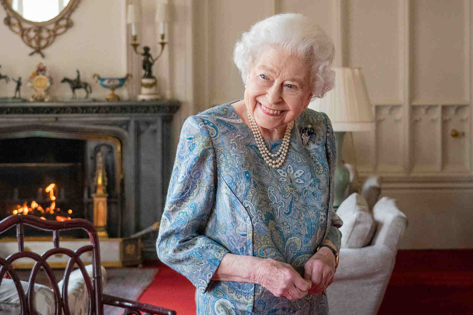 collares de perlas de Isabel II