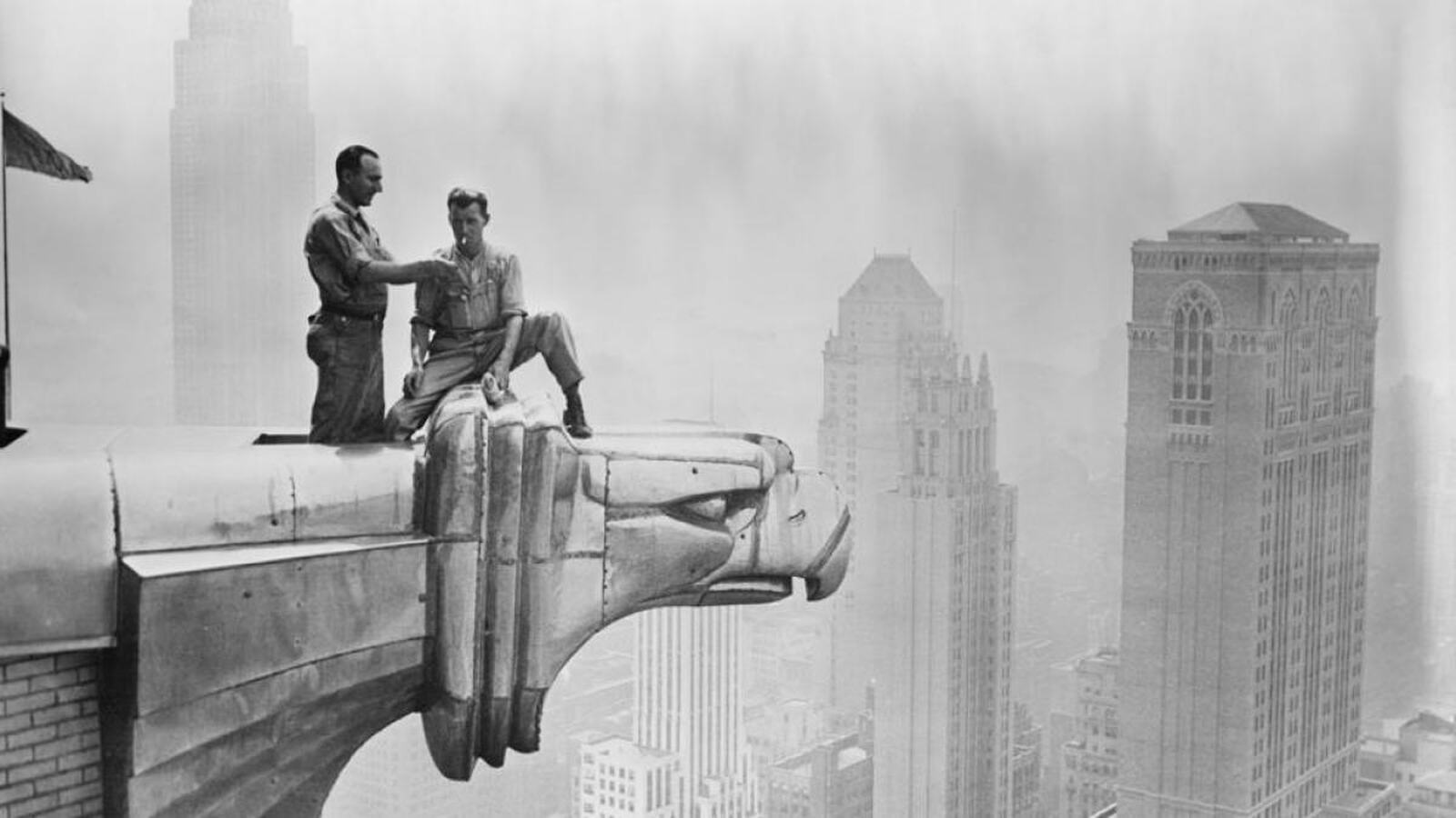 Operarios en la cabeza del &aacute;guila, Nueva York
