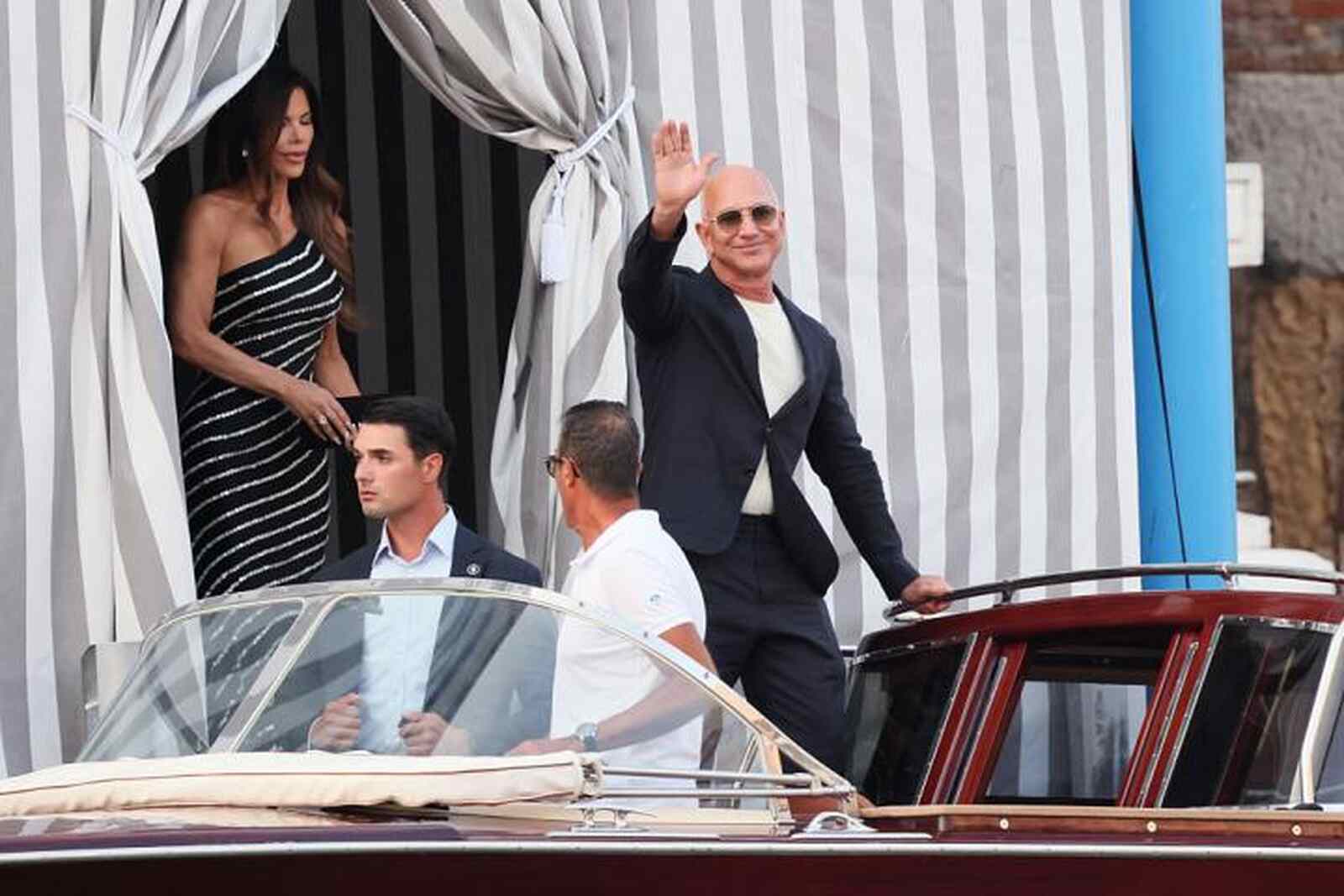 Jeff Bezos y Lauren S&aacute;nchez en Venecia