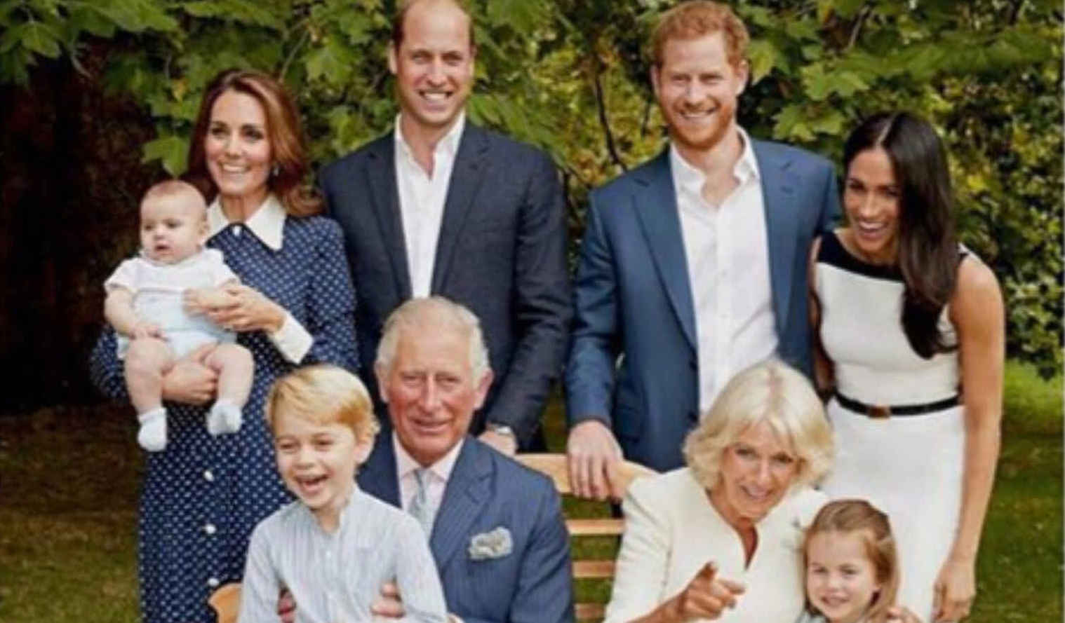Foto de familia de los Windsor