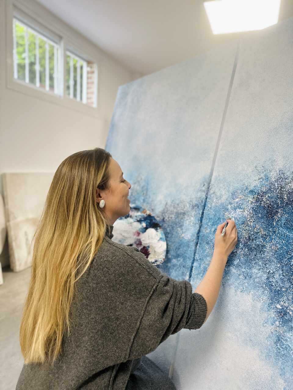 Arte contempor&aacute;neo olas del mar Tania Ciffer