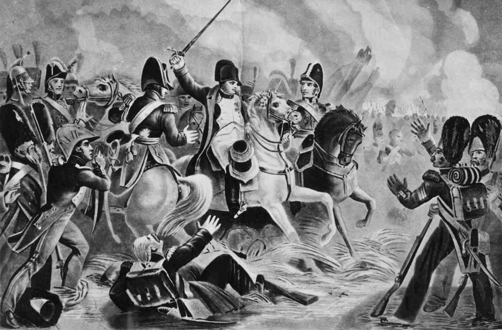 La batalla de Waterloo con Napole&oacute;n