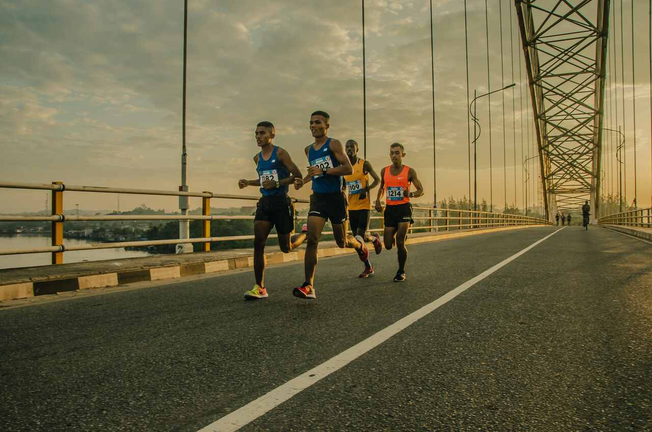 correr running en grupo