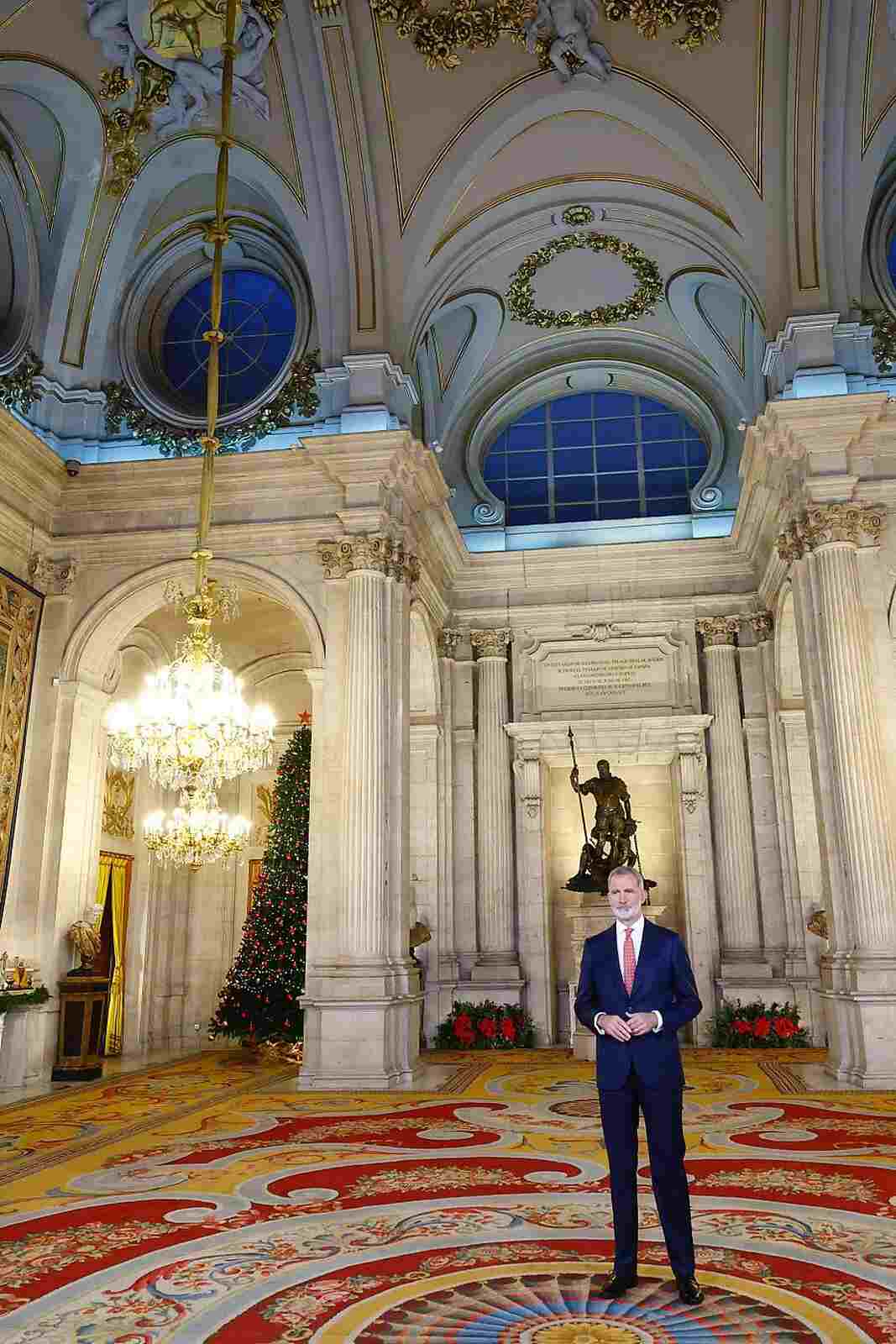 Sal&oacute;n de las columnas del Palacio Real