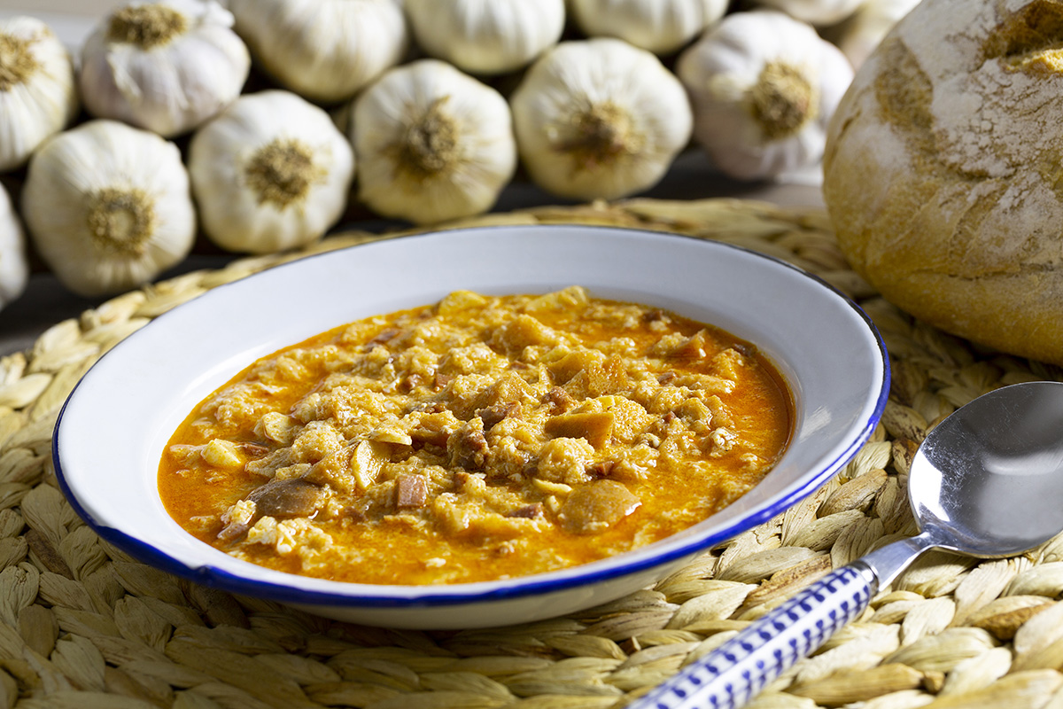 sopa de ajo Mart&iacute;n Berasategui