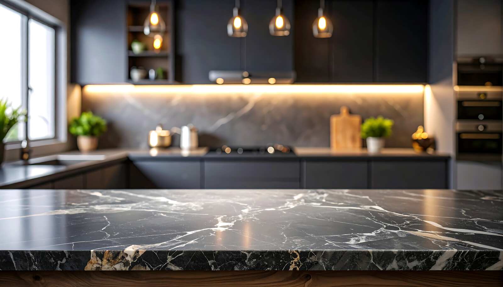 Mesa de m&aacute;rmol de cocinas de dise&ntilde;o