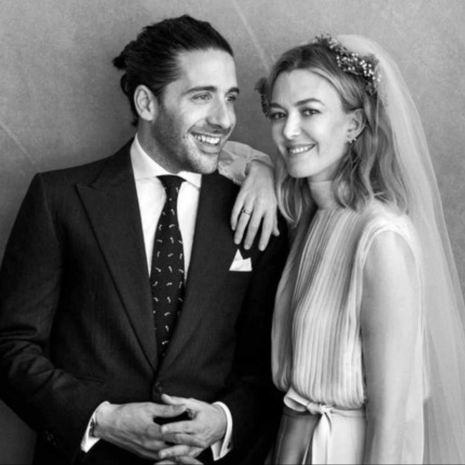 Marta Ortega y Carlos Torreta en su boda
