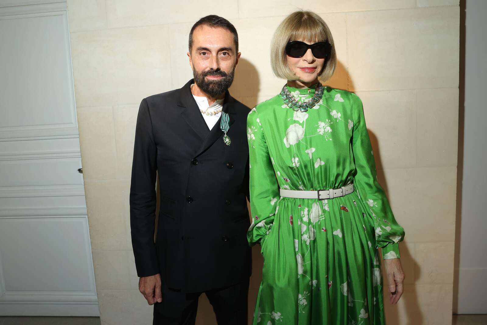 Giambattista Valli con Anna Wintour