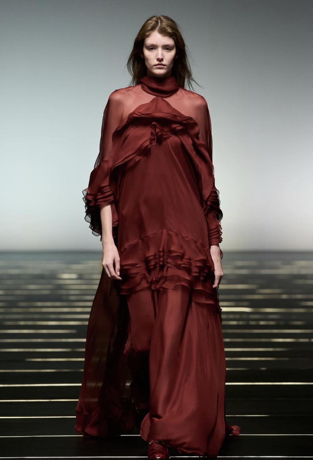 Vestido de noche de la marca italiana