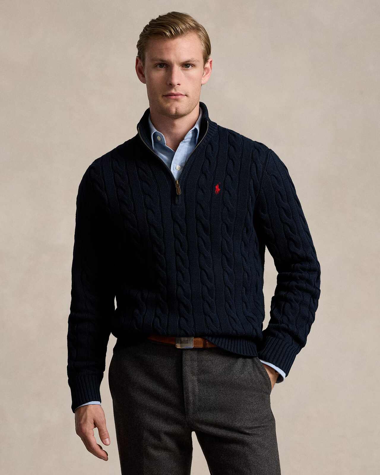 Jersey de media cremallera de Ralph Lauren