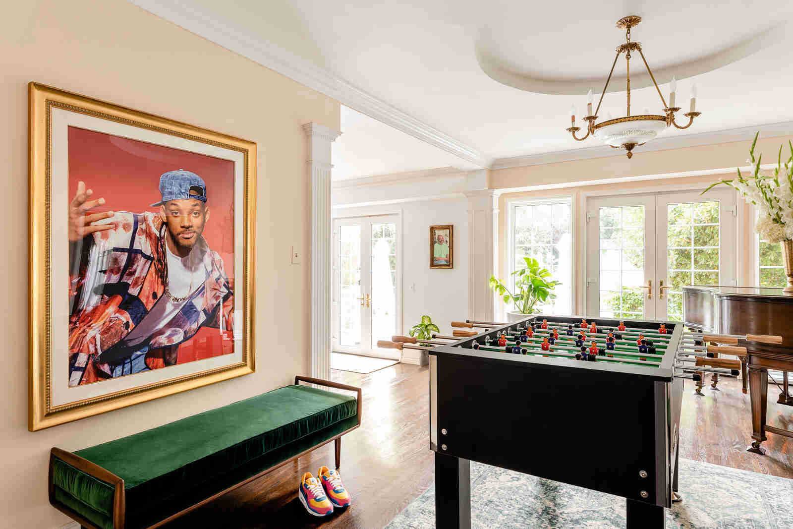 Interior de la casa de El Príncipe de Bel-Air