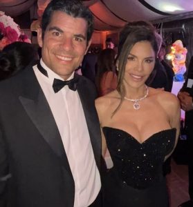 Lauren S&aacute;nchez con Jaime Monge 
