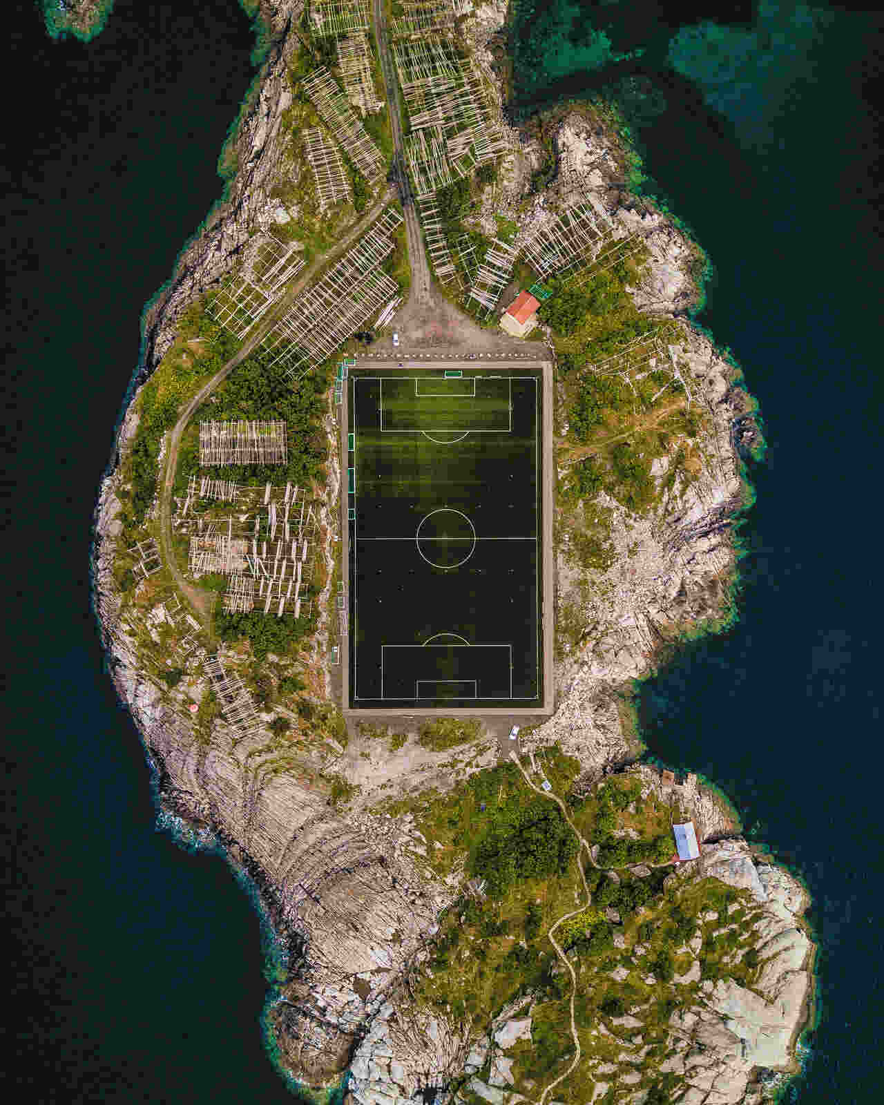 Estadio de f&uacute;tbol de Noruega