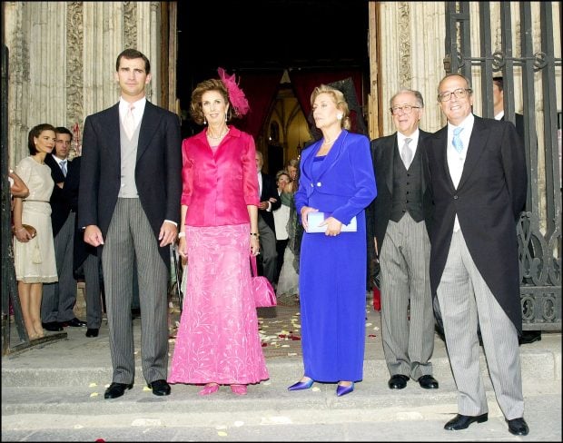El entonces Príncipe Felipe en la boda de Marcos Álvarez Royo-Villanova El entonces Príncipe Felipe en la boda de Marcos Álvarez Royo-Villanova