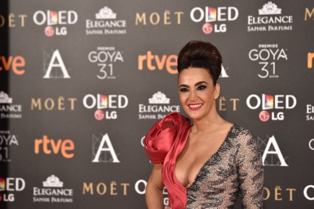 Cristina Rodr&iacute;guez en los Premios Goya
