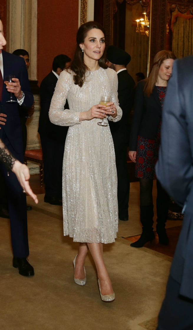 Kate Middleton Vestido Isabella Huppert Erdem Armani