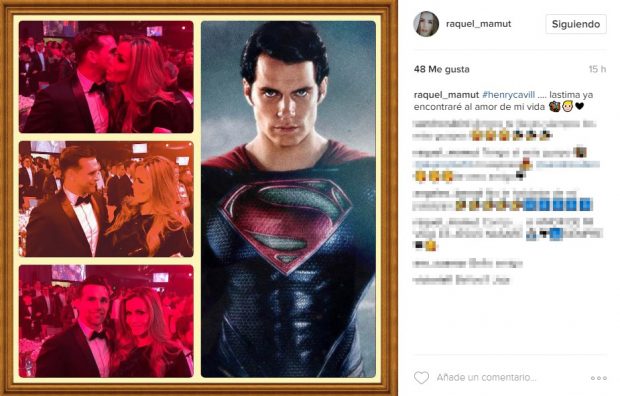Raquel Bernal junto a Henry Cavill