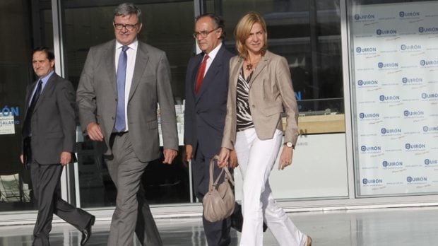 Carlos García Revenga y la infanta Cristina