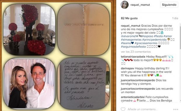 Raquel Bernal en su cuenta de Instagram