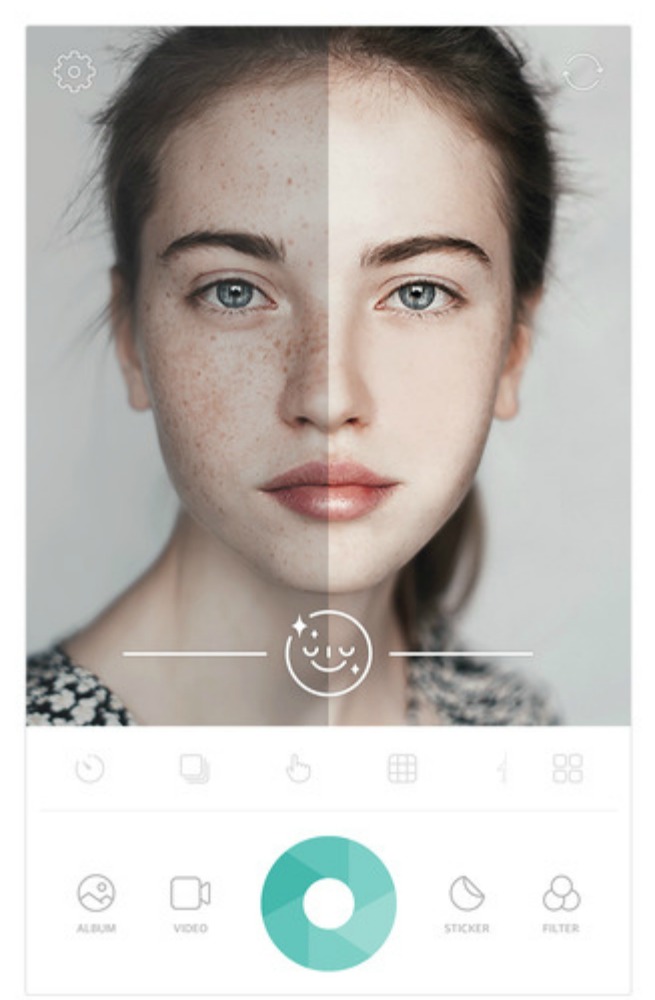 aplicaciones belleza selfies candy camera