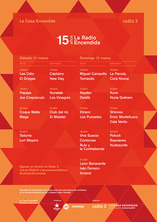 Cartel Radio Encendida 2017