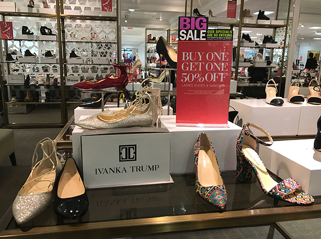 Ivanka Trump tacones marca de ropa