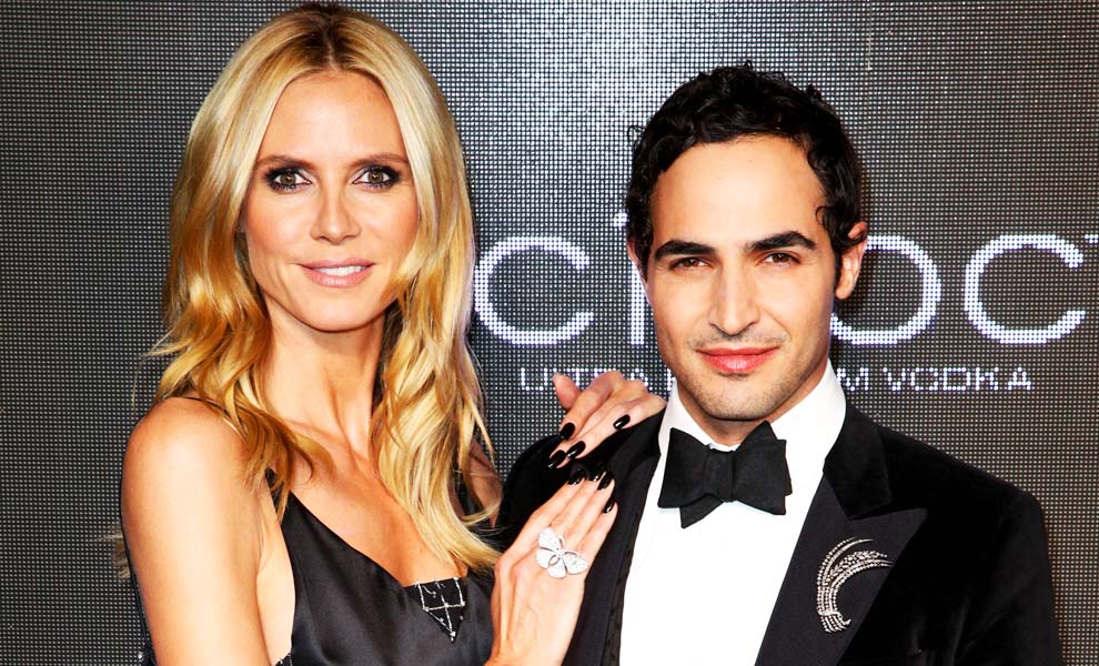 Heidi Klum posa junto al diseñador Zac Posen / GTRES