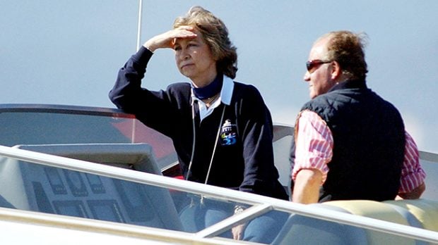 Don Juan Carlos y do&ntilde;a Sof&iacute;a
