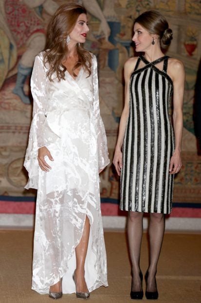 Reina Letizia y Juliana Awada